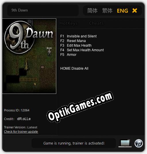 9th Dawn: Trainer +5 [v1.9]