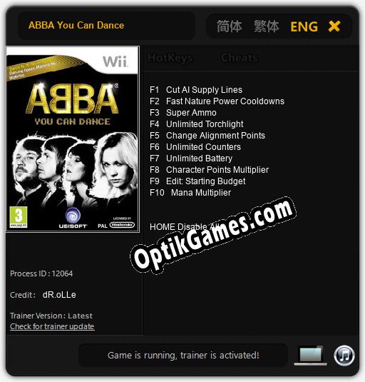 Trainer for ABBA You Can Dance [v1.0.9]