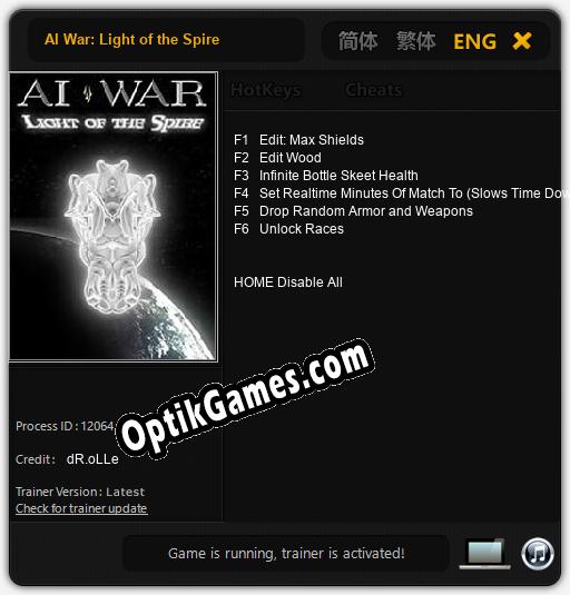 AI War: Light of the Spire: Cheats, Trainer +6 [dR.oLLe]