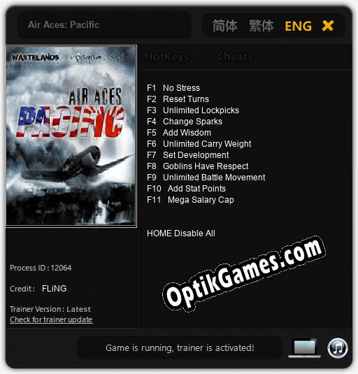 Air Aces: Pacific: Trainer +11 [v1.6]