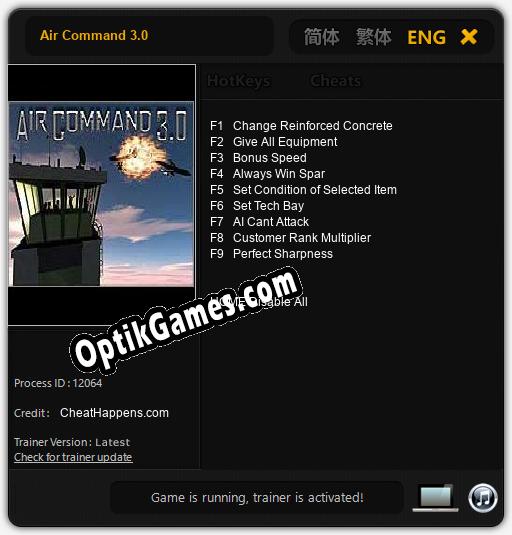 Air Command 3.0: Trainer +9 [v1.7]