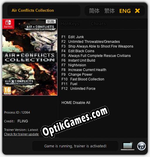 Air Conflicts Collection: TRAINER AND CHEATS (V1.0.92)
