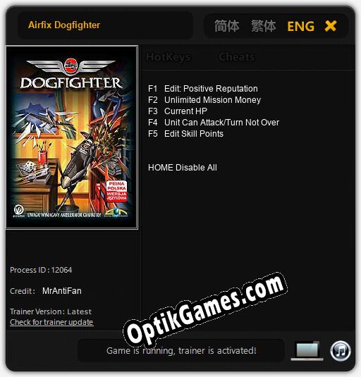 Airfix Dogfighter: TRAINER AND CHEATS (V1.0.30)