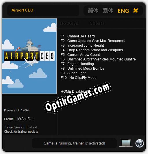 Airport CEO: Trainer +10 [v1.3]