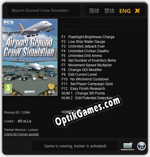 Airport Ground Crew Simulator: Trainer +14 [v1.7]