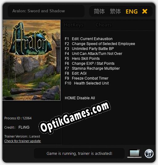 Aralon: Sword and Shadow: Cheats, Trainer +10 [FLiNG]