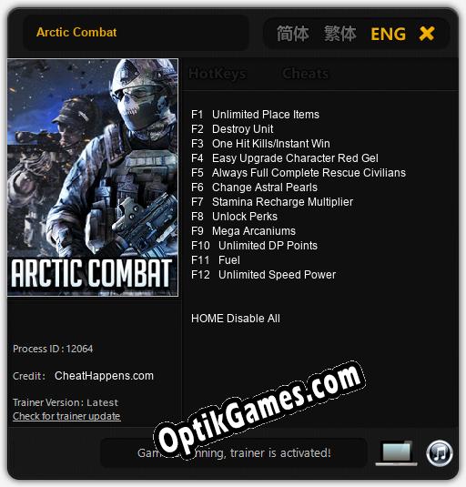 Arctic Combat: TRAINER AND CHEATS (V1.0.99)