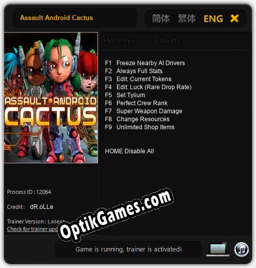 Assault Android Cactus: TRAINER AND CHEATS (V1.0.69)