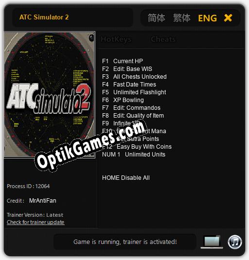 ATC Simulator 2: TRAINER AND CHEATS (V1.0.7)