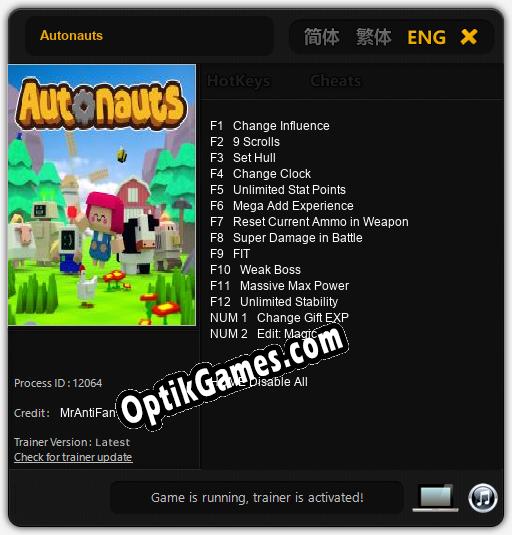 Autonauts: Cheats, Trainer +14 [MrAntiFan]