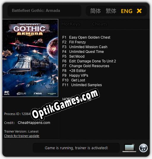 Battlefleet Gothic: Armada: Trainer +11 [v1.9]