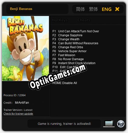 Trainer for Benji Bananas [v1.0.5]