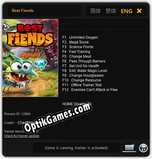 Best Fiends: TRAINER AND CHEATS (V1.0.35)