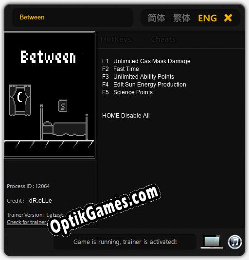 Between: Trainer +5 [v1.4]