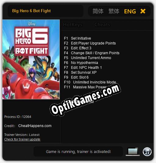 Big Hero 6 Bot Fight: TRAINER AND CHEATS (V1.0.80)