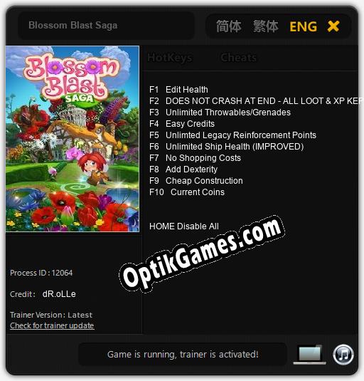 Blossom Blast Saga: TRAINER AND CHEATS (V1.0.49)