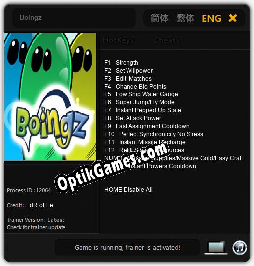 Boingz: Cheats, Trainer +14 [dR.oLLe]