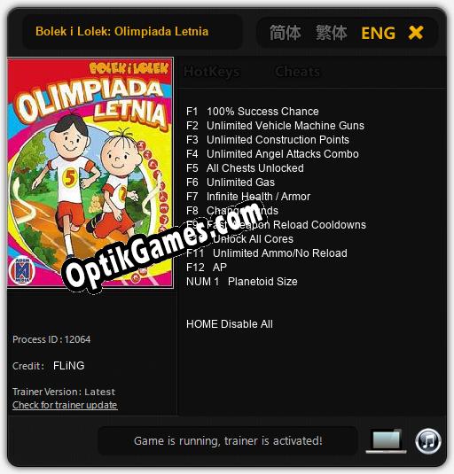 Bolek i Lolek: Olimpiada Letnia: Trainer +13 [v1.3]