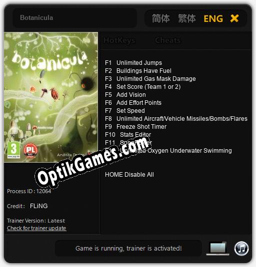 Botanicula: TRAINER AND CHEATS (V1.0.45)