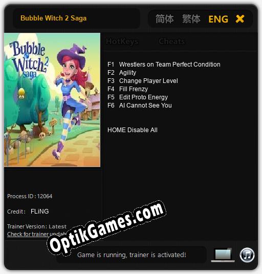 Bubble Witch 2 Saga: TRAINER AND CHEATS (V1.0.12)