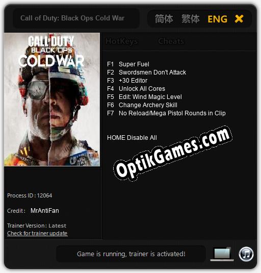 call of duty black ops cold war trainer