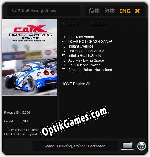 Trainer for CarX Drift Racing Online [v1.0.1]