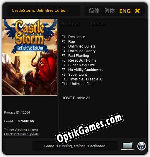 CastleStorm: Definitive Edition: TRAINER AND CHEATS (V1.0.32)