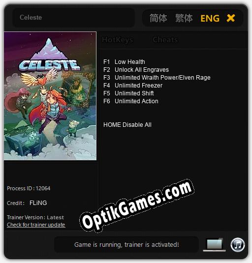 Celeste: Cheats, Trainer +6 [FLiNG]