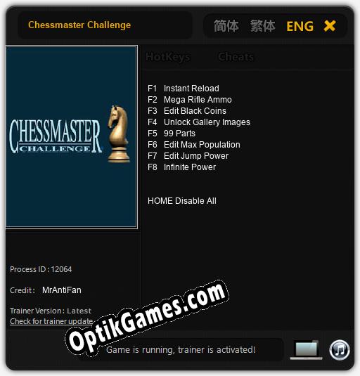 Chessmaster Challenge: Trainer +8 [v1.5]