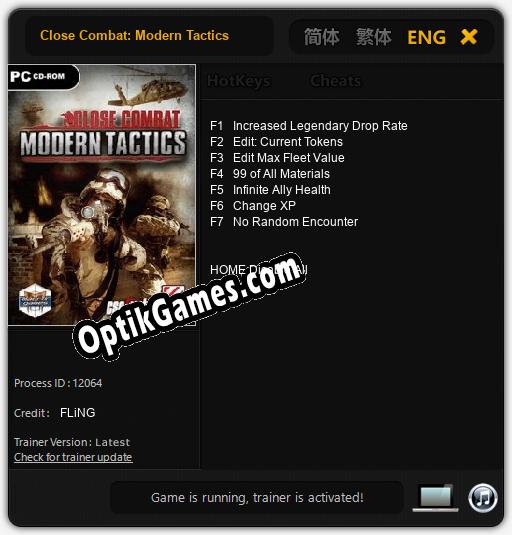 Close Combat: Modern Tactics: Trainer +7 [v1.9]