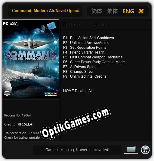 Command: Modern Air/Naval Operations: Trainer +9 [v1.2]