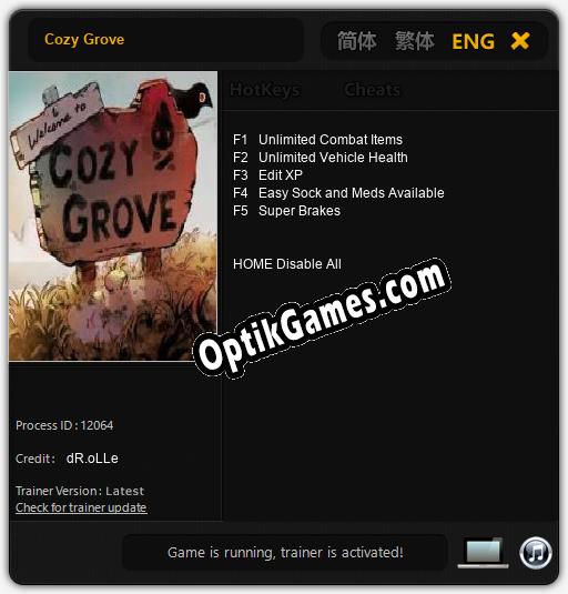 Cozy Grove: TRAINER AND CHEATS (V1.0.41)