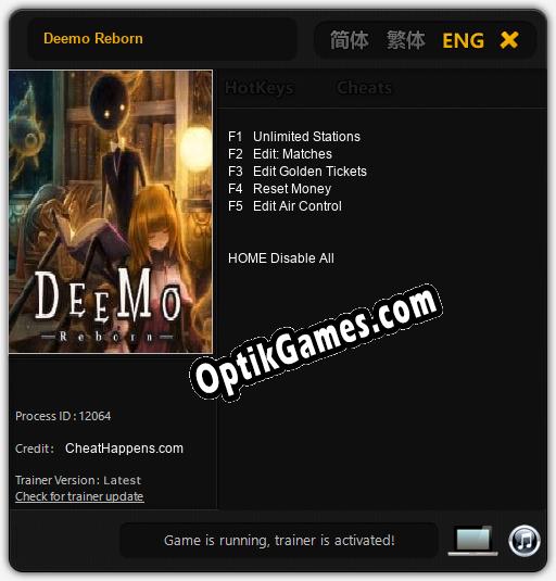 Deemo Reborn: TRAINER AND CHEATS (V1.0.65)