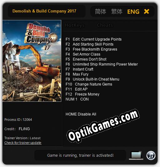 Demolish & Build Company 2017: Cheats, Trainer +13 [FLiNG]