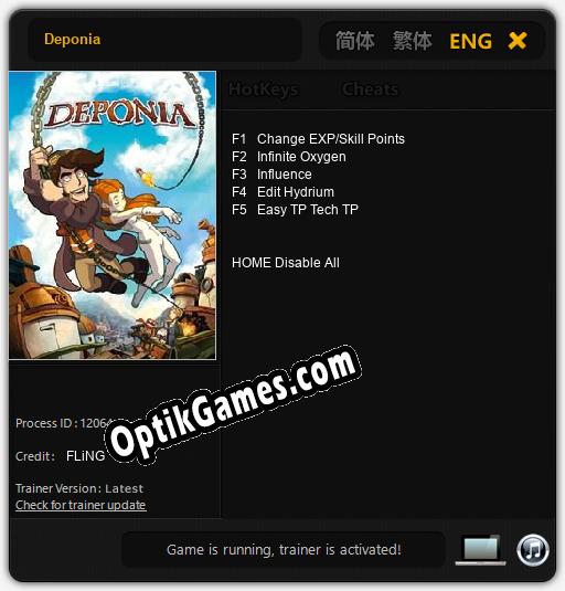 Deponia: TRAINER AND CHEATS (V1.0.50)