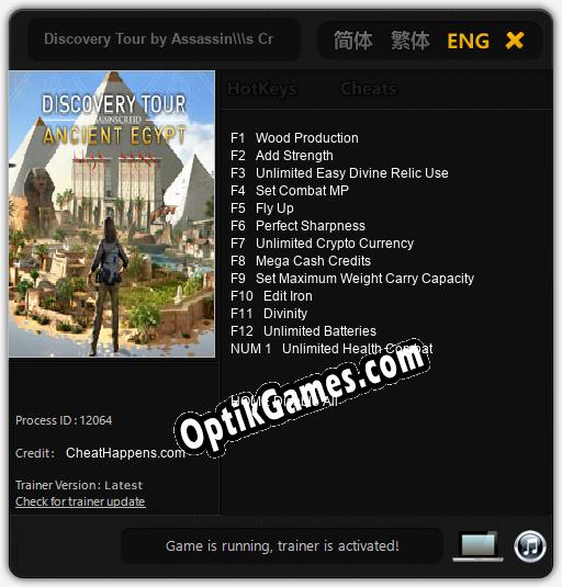 Discovery Tour by Assassins Creed: Ancient Egypt: Cheats, Trainer +13 [CheatHappens.com]