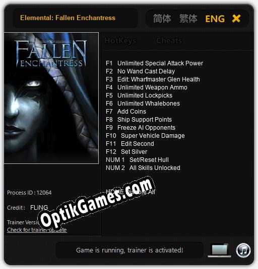 Elemental: Fallen Enchantress: Trainer +14 [v1.3]