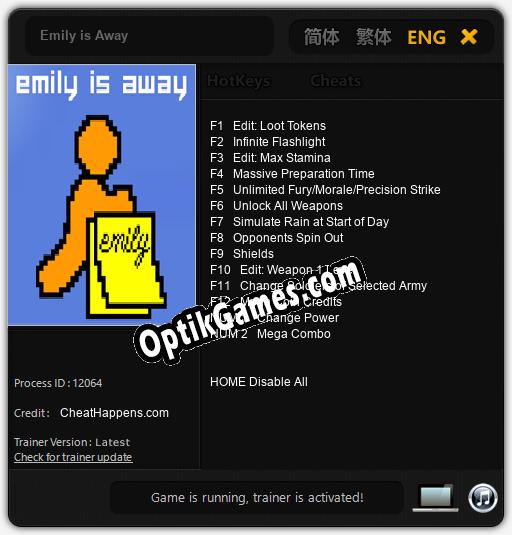 Emily is Away: TRAINER AND CHEATS (V1.0.17)