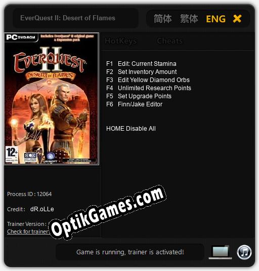 EverQuest II: Desert of Flames: Trainer +6 [v1.6]