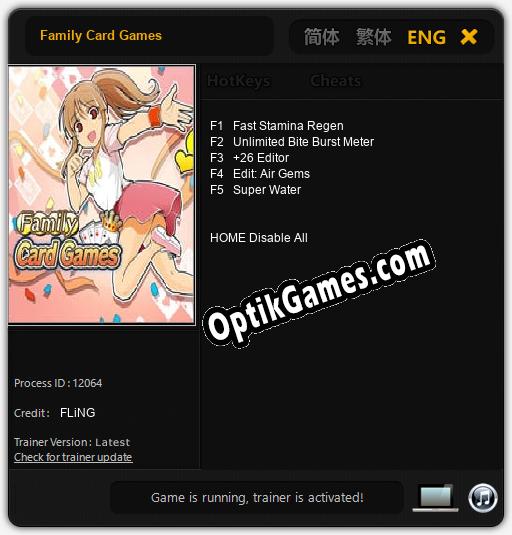 Family Card Games: Trainer +5 [v1.4]