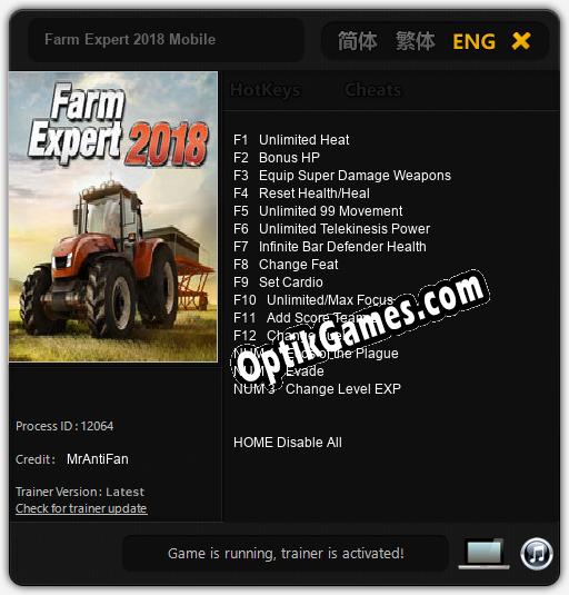 Farm Expert 2018 Mobile: Cheats, Trainer +15 [MrAntiFan]