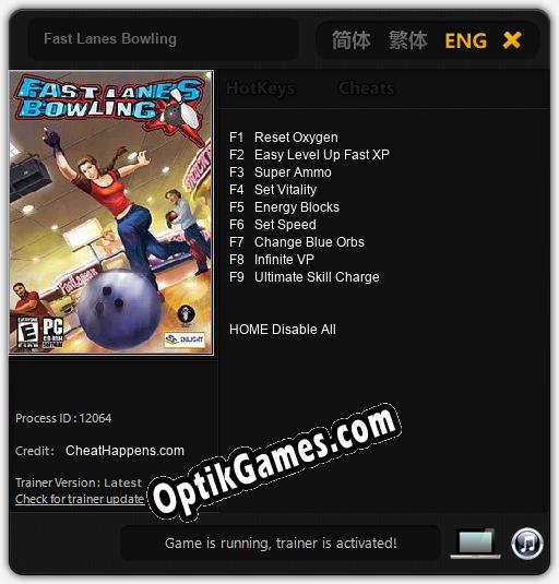 Fast Lanes Bowling: TRAINER AND CHEATS (V1.0.18)