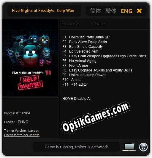 Five Nights at Freddys: Help Wanted: TRAINER AND CHEATS (V1.0.56)