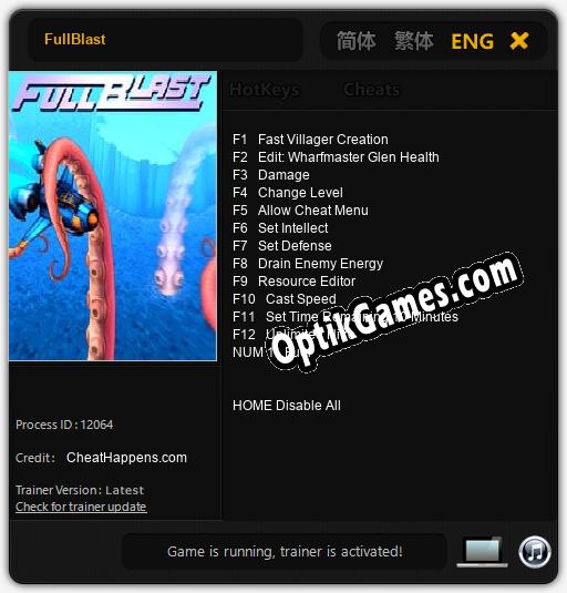 Trainer for FullBlast [v1.0.7]