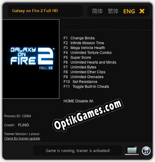 Galaxy on Fire 2 Full HD: TRAINER AND CHEATS (V1.0.56)