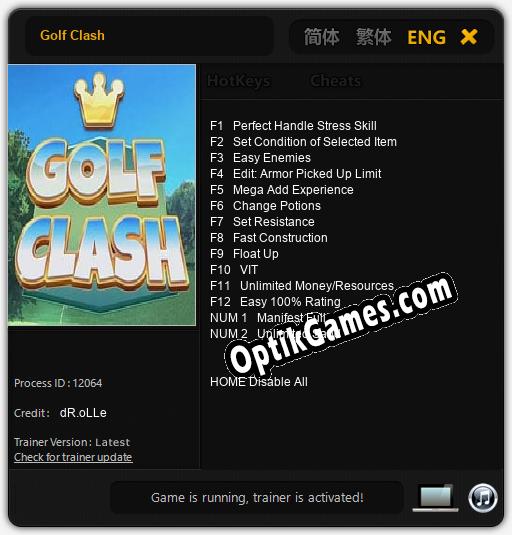 Trainer for Golf Clash [v1.0.2]