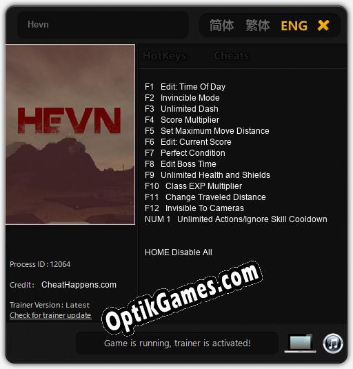 Hevn: Trainer +13 [v1.8]