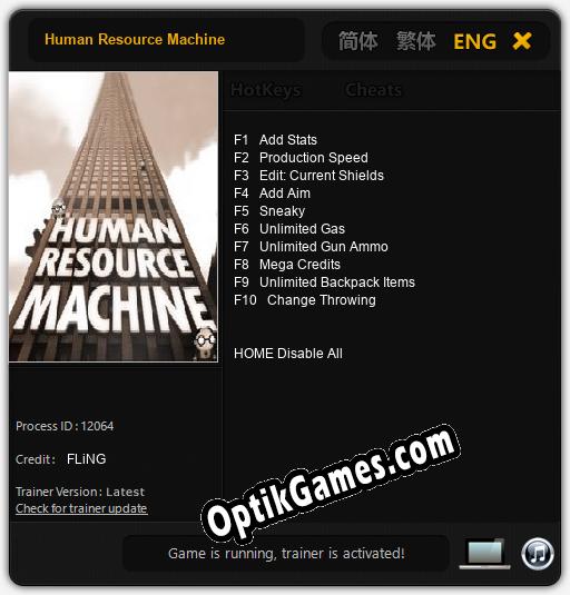 Trainer for Human Resource Machine [v1.0.4]