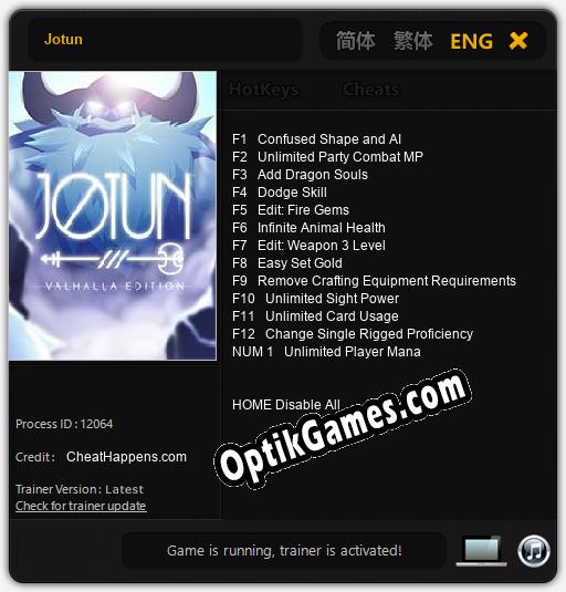 Jotun: Trainer +13 [v1.2]