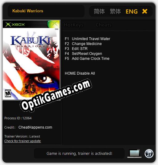 Kabuki Warriors: Cheats, Trainer +5 [CheatHappens.com]